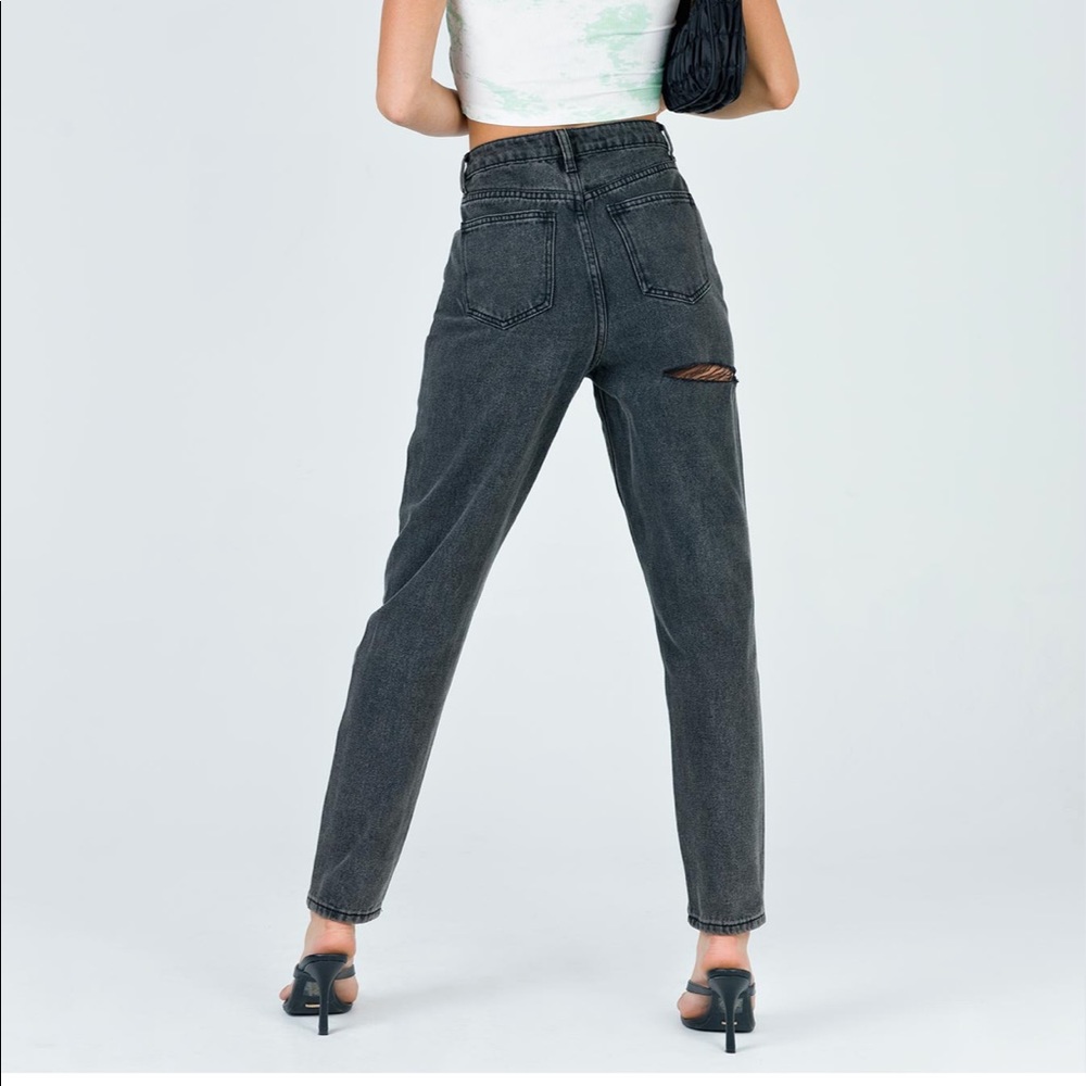 Black Butt Rip Jeans